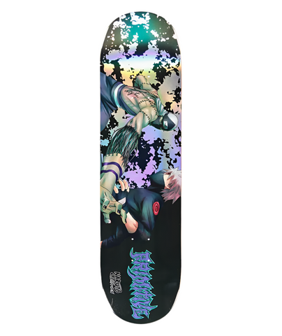 Primitive x Naruto 'Kakashi VS Kakuzu' Skate Deck - Black