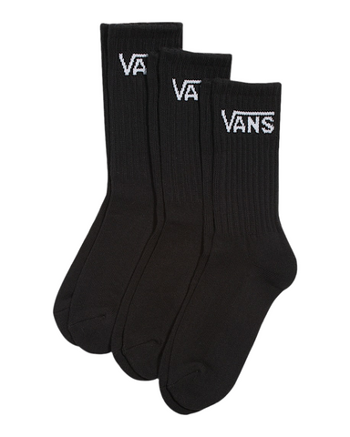 Vans ' Classic Crew' Socks - Black (Kids)