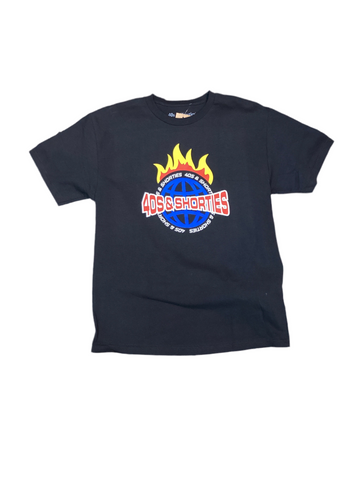 40’s & Shorties 'Fire' Tee - Black