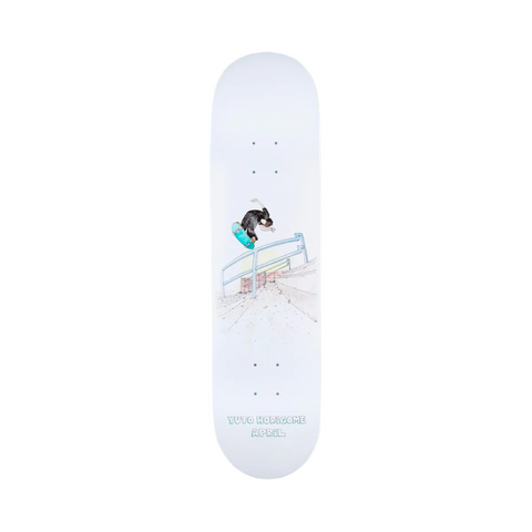 April x Henry Jones ‘Yuto Sylmar' Skate Deck - White