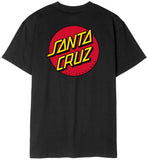 Santa Cruz 'Classic Dot' Tee - Black