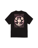 Obey 'Make Art Not War' Tee - Black