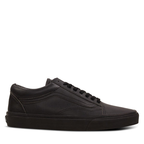 Vans 'Old Skool' Shoes - (Leather) Black