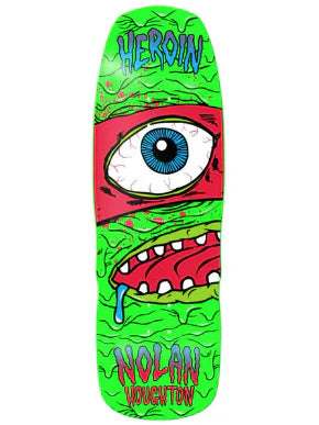 Heroin Skateboard 'Nolan Mutation' Deck - Green