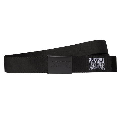 Creature 'Support Your Local' Belt - Black