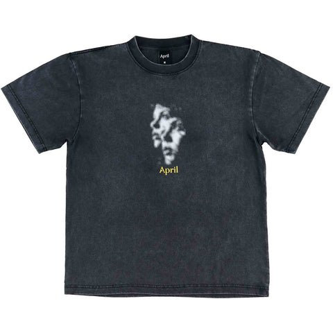 April Skateboards 'Two Faced' Heavyweight Tee - Vintage Black