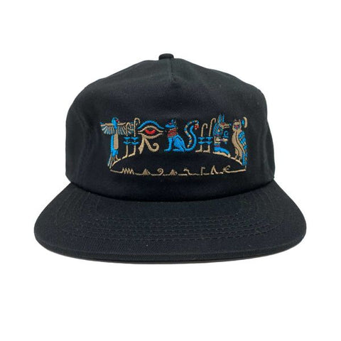 Thrasher 'Hieroglyphic' Snapback Cap - Black