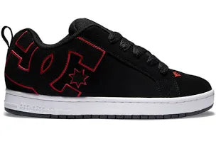 DC 'Court Graffik' Shoes - Black/White/Red