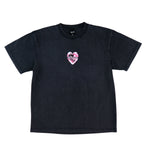 April Skateboards 'Hearts' Heavyweight Tee - Vintage Black