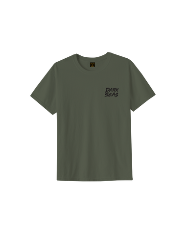 Dark Seas 'Small Mouth' Tee - Bronze Green