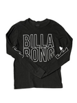 Billabong 'Stacked Legacy' L/S Tee - Off Black