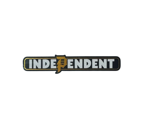 Independent x Primitive 'P Logo' Sticker - Gold