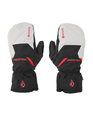 Volcom 'Stay Dry Gore-Tex' Mitts - Black/Grey/Red