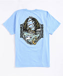 Dark Seas ‘Odyssey' Tee - Light Blue