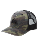 Quiksilver 'Grounder' 6-Panel Mesh Cap - Camo