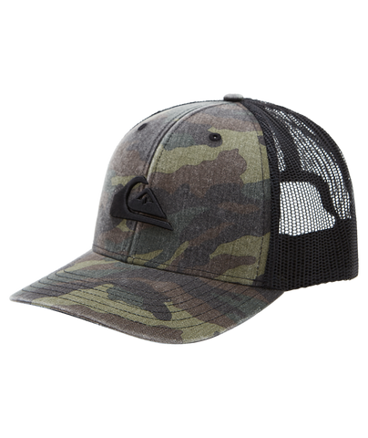 Quiksilver 'Grounder' 6-Panel Mesh Cap - Camo
