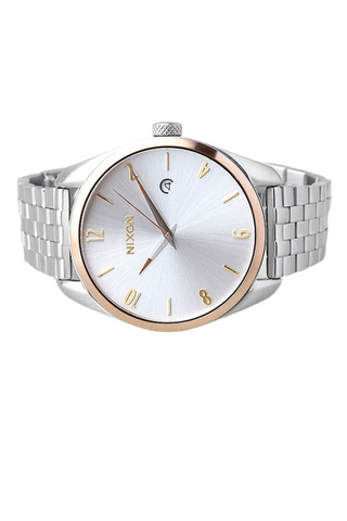 Nixon 'Bullet' Watch - Silver / Gold / Rose Gold