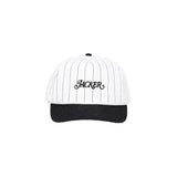 Jacker 'Classic Stripe' Snapback Cap - Black/White