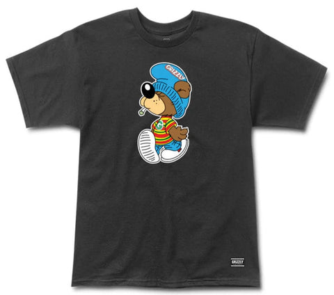 Grizzly 'Smooth Delinquent' Tee - Black