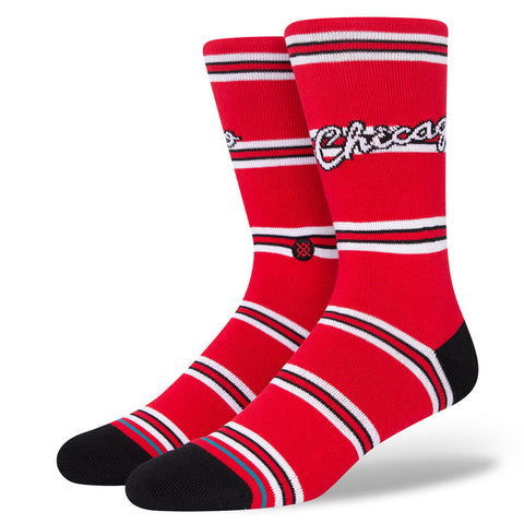 Stance x NBA 'Chicago Bulls Classics' Crew Socks - Red/White