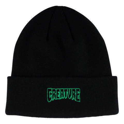 Creature 'Logo Outline' Beanie - Black