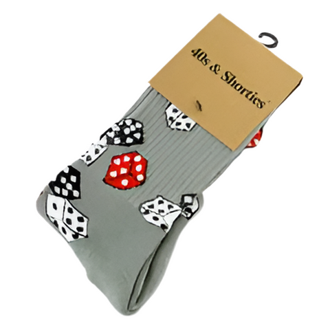 40’s & Shorties 'Dices' - Grey/Red
