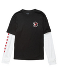 Vans 'Sk8 Hi Octane' Twofer L/S Tee (Boys) - Black