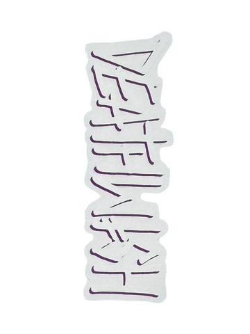 Deathwish 'OG Logo' Sticker - Purple