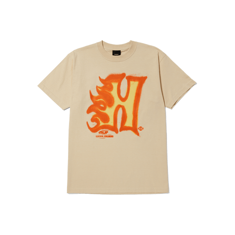 HUF 'Heat Wave' Tee - Wheat