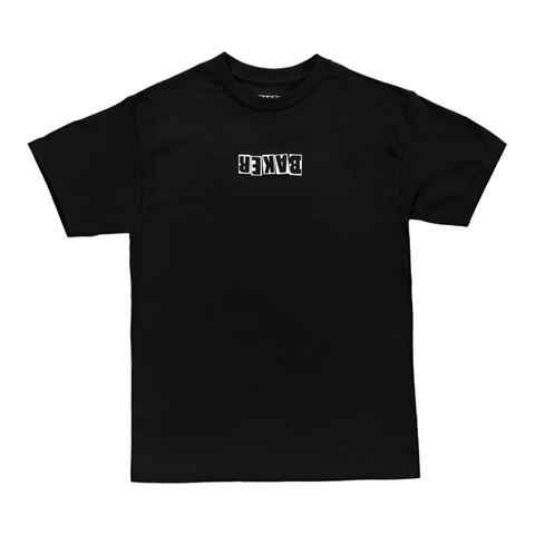 Baker 'Upside Down Brand Logo' Tee - Black