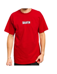 Baker 'Brand Logo' Tee - Red