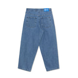 Polar Skate Co. 'Big Boy' Baggy Jeans - Mid-Blue