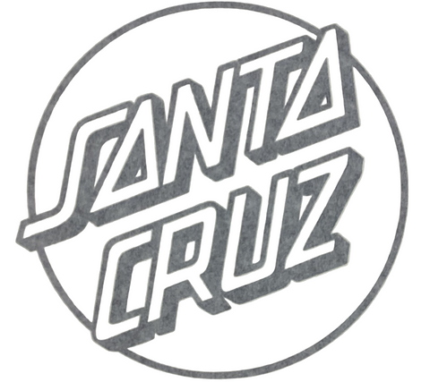Santa Cruz 'Opus Dot' Sticker - White