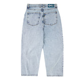 Magenta 'OG' Baggy Jeans - Washed