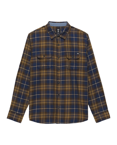 Vans 'Sycamore' Flannel Shirt - Dress Blue/Kangaroo