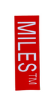 Miles TM 'Road Sign' Sticker - Orange