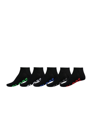 Globe 'Stealth Ankle' Socks - Black (5Pack)