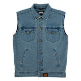 Creature x Cannibal Corpse Denim Vest - Light Denim