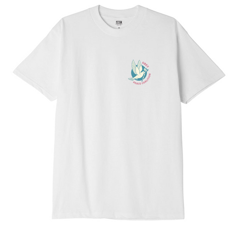 Obey 'Dove Barbed Wire' Tee - White