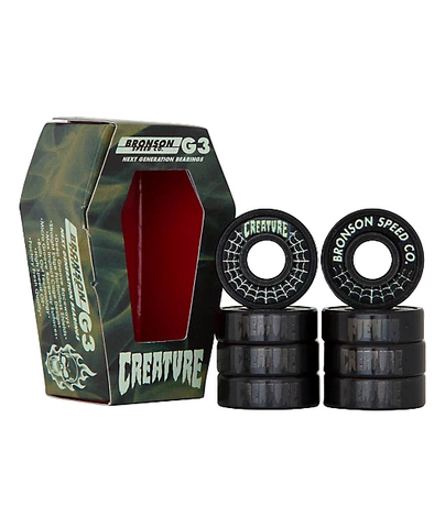 Bronson Speed Co. x Creature 'G3' Next Generation Bearings - Black