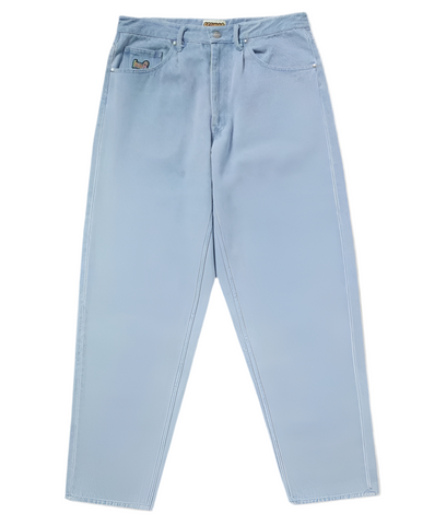 HUF 'Cromer' Washed Baggy Jeans - Light Blue