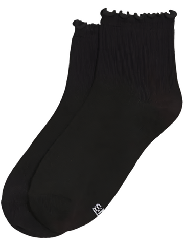 Vans 'Women’s Lettuce Half Crew' Socks - Black