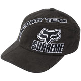 Supreme x Fox Racing 6-Panel Cap - Black