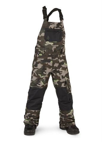 Volcom 'Barkley' BIB Overall - Army (KIDS)