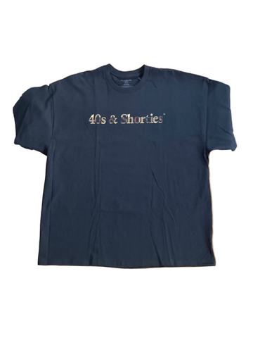 40’s & Shorties 'Big Ben Text Logo' Tee - Black