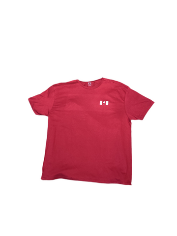 Red Dragon 'Mini Flag' Tee - Red