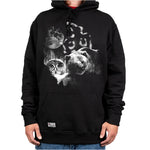 Red Dragon 'Night Animals' Hoodie - Black