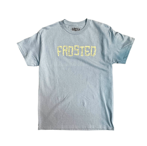 Frosted 'Dominos' Tee - State Blue