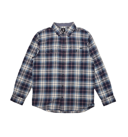 Vans 'Sycamore' Flannel Shirt - Bluestone/Oatmeal