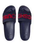 DC 'Brand Name' Slide - Navy/Red